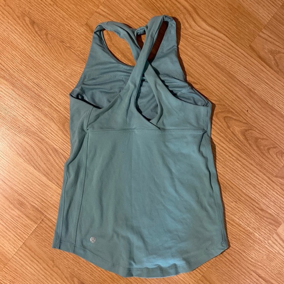 Lululemon sweat reps 2 in 1 tank in rip tide - Picture 2 of 8